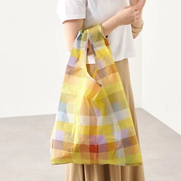 NWT Standard Baggu - 70s Madras - Picture 2 of 4